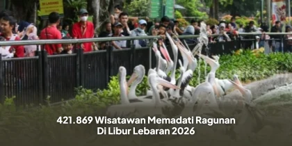 421.869 Wisatawan Memadati Ragunan Di Libur Lebaran 2026