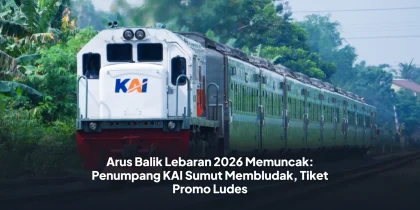 Arus Balik Lebaran 2026 Memuncak: Penumpang KAI Sumut Membludak, Tiket Promo Ludes