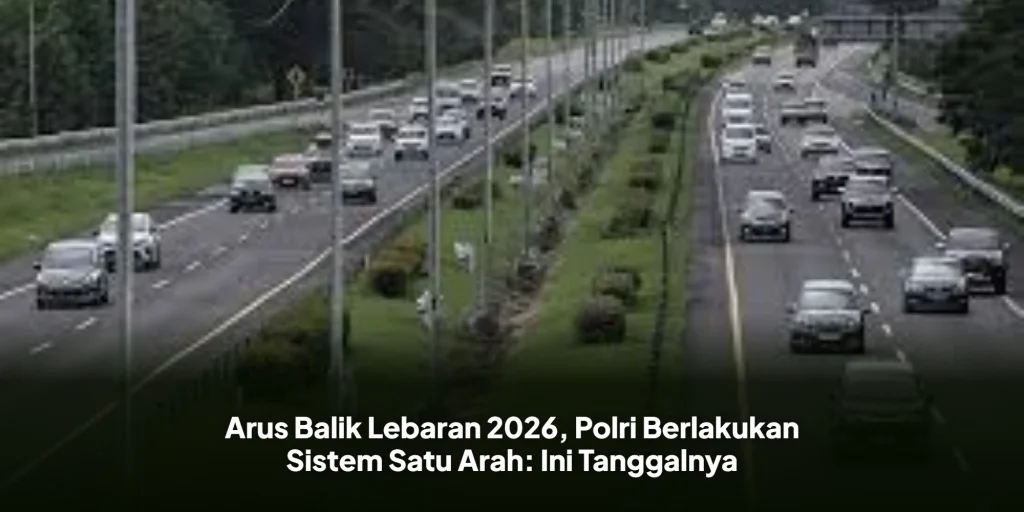 Arus Balik Lebaran 2026, Polri Berlakukan Sistem Satu Arah: Ini Tanggalnya