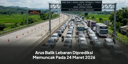 Arus Balik Lebaran Diprediksi Memuncak Pada 24 Maret 2026