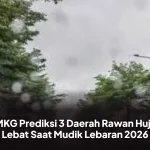 BMKG Prediksi 3 Daerah Rawan Hujan Lebat Saat Mudik Lebaran 2026