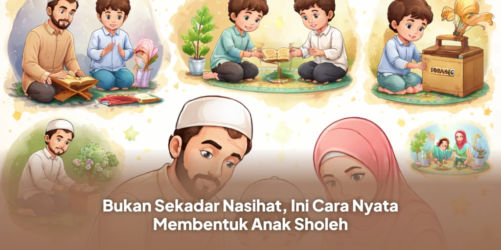 Bukan Sekadar Nasihat, Ini Cara Nyata Membentuk Anak Sholeh
