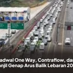 Jadwal One Way, Contraflow, dan Ganjil Genap Arus Balik Lebaran 2026
