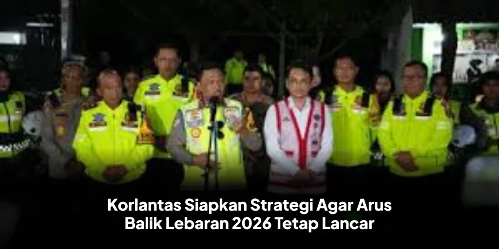 Korlantas Siapkan Strategi Agar Arus Balik Lebaran 2026 Tetap Lancar
