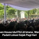 Open House Idul Fitri di Istana, Warga Padati Lokasi Sejak Pagi Hari