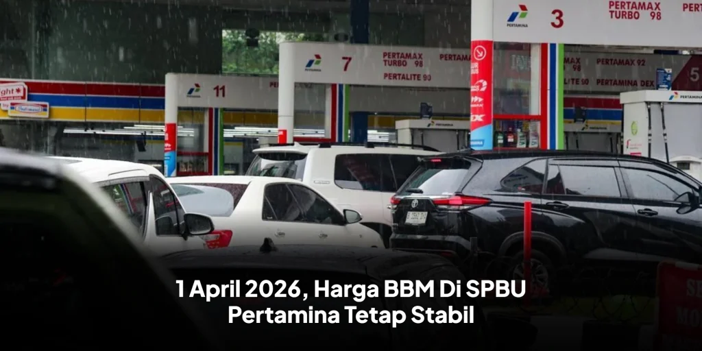1 April 2026, Harga BBM Di SPBU Pertamina Tetap Stabil