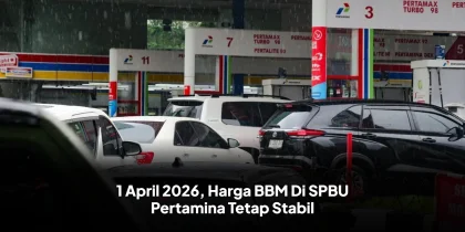 1 April 2026, Harga BBM Di SPBU Pertamina Tetap Stabil