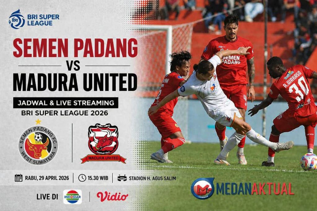 Semen Padang vs Madura United: Jadwal, Prediksi, dan Live Streaming BRI Super League 2026