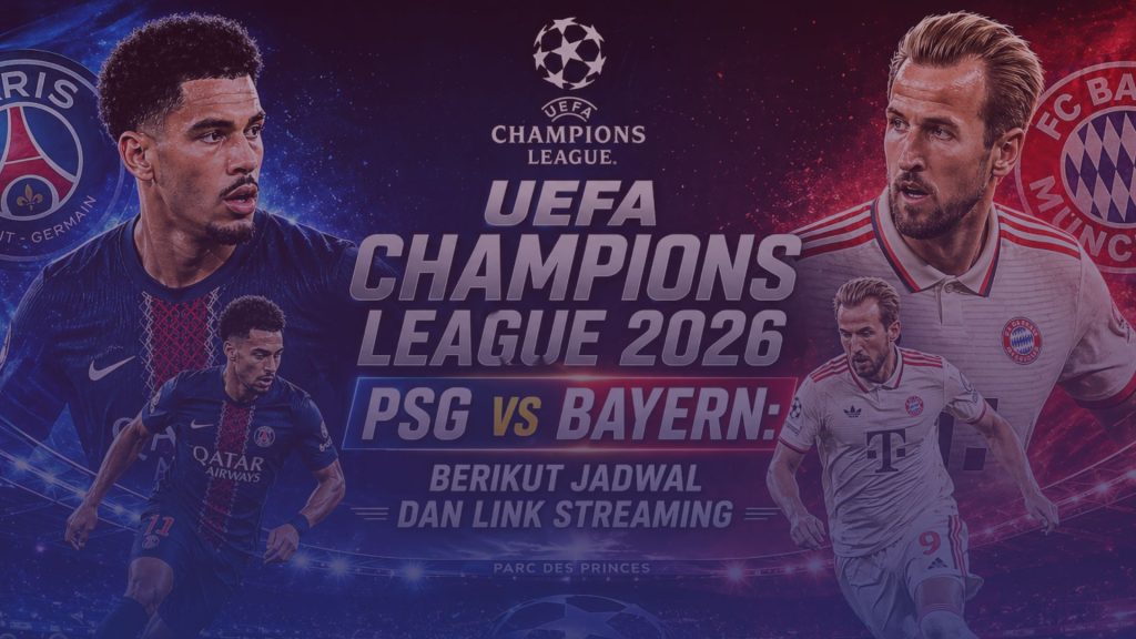 UEFA Champions League 2026 PSG vs Bayern: Berikut Jadwal dan Link Streaming.
