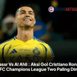 Al Nassr Vs Al Ahli : Aksi Gol Cristiano Ronaldo di AFC Champions League Two Paling Dinanti