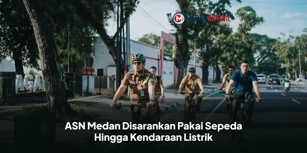 ASN Medan Disarankan Pakai Sepeda Hingga Kendaraan Listrik