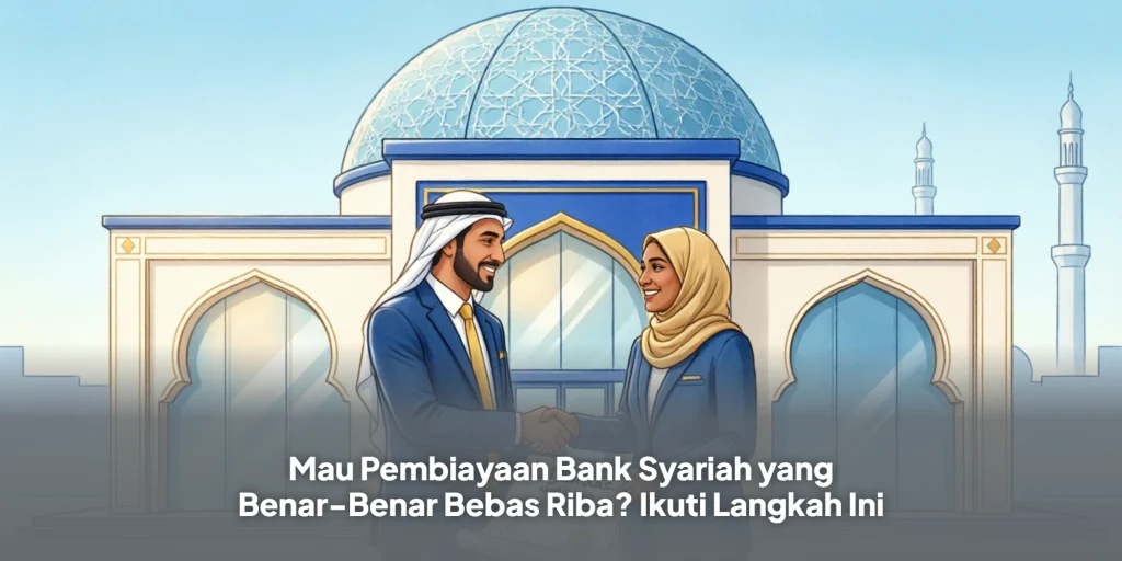 Mau Pembiayaan Bank Syariah yang Benar-Benar Bebas Riba? Ikuti Langkah Ini