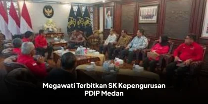 Megawati Terbitkan SK Kepengurusan PDIP Medan