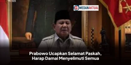 Prabowo Ucapkan Selamat Paskah, Harap Damai Menyelimuti Semua