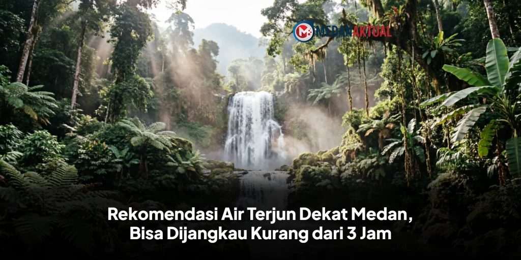 Rekomendasi Air Terjun Dekat Medan, Bisa Dijangkau Kurang dari 3 Jam