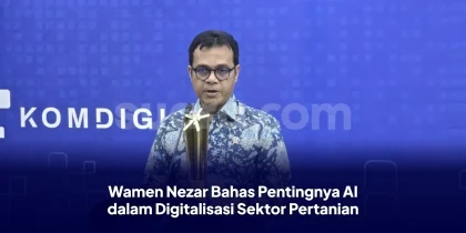 Wamen Nezar Bahas Pentingnya AI dalam Digitalisasi Sektor Pertanian