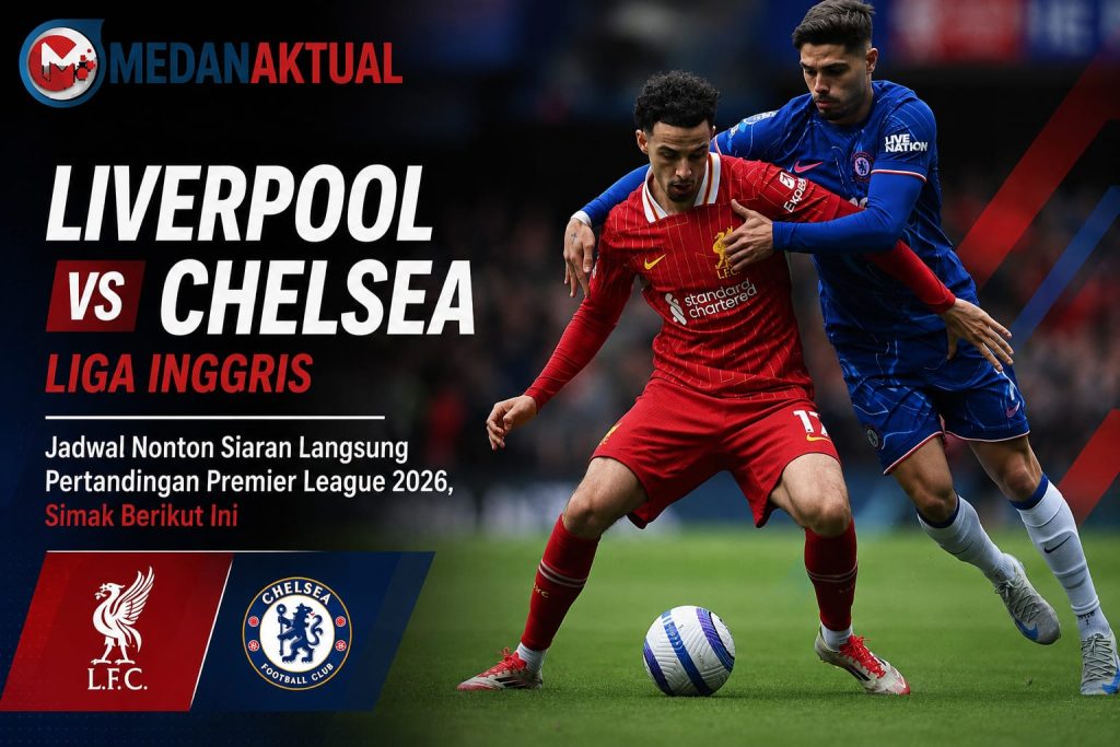 Liverpool vs Chelsea Liga Inggris: Jadwal Nonton Siaran Langsung Pertandingan Premier League 2026, Simak Berikut Ini