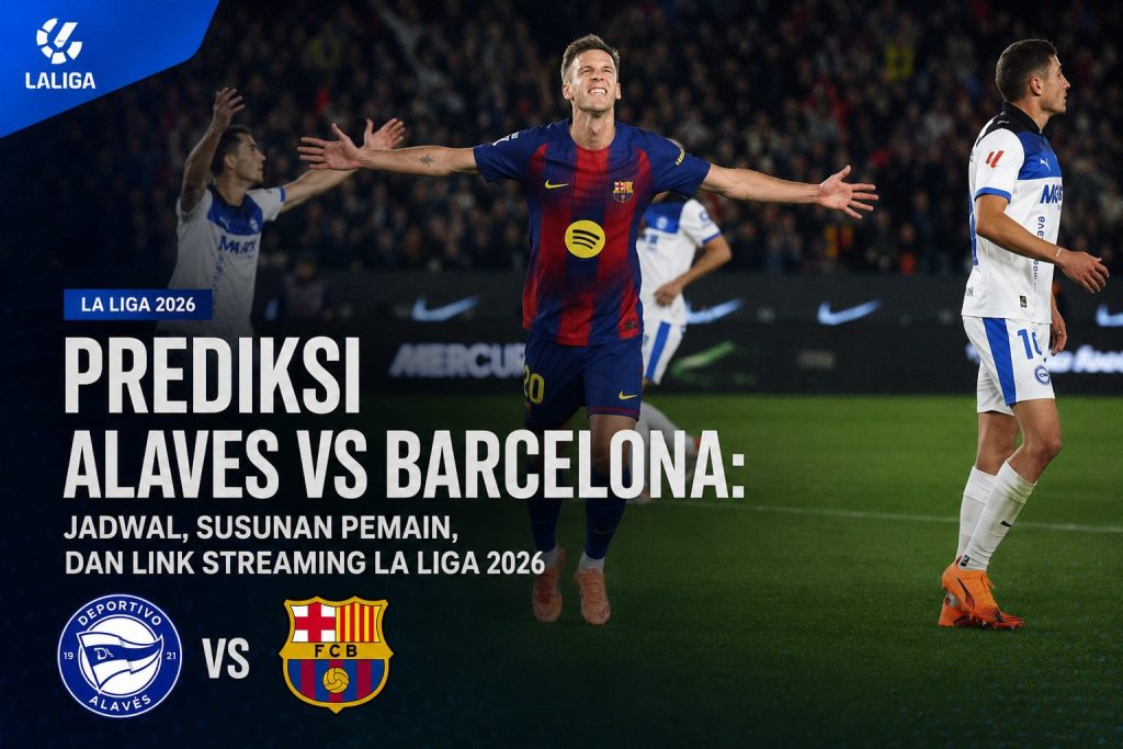 Prediksi Alaves vs Barcelona: Jadwal, Susunan Pemain, dan Link Streaming La Liga 2026