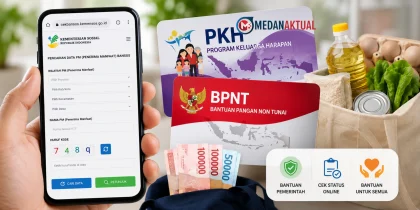 Cek bansos PKH dan BPNT tahap 2 tahun 2026 secara online melalui website resmi Kemensos.