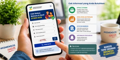 Cara cek status bansos dan desil DTSEN 2026 online lewat HP