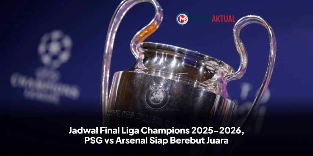 Jadwal Final Liga Champions 2025-2026, PSG vs Arsenal Siap Berebut Juara