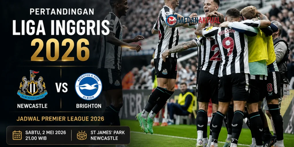 Pertandingan Liga Inggris 2026: Newcastle vs Brighton, Prediksi Lengkap dan Pratinjau Kedua Tim
