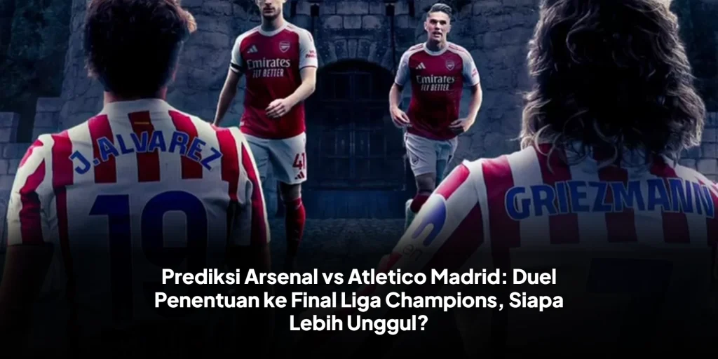 Prediksi Arsenal vs Atletico Madrid: Duel Penentuan ke Final Liga Champions, Siapa Lebih Unggul?