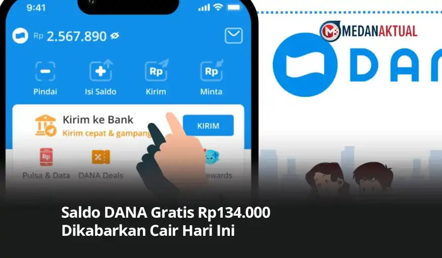 Saldo DANA Gratis Rp134.000 Dikabarkan Cair Hari Ini