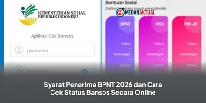 Ilustrasi masyarakat mengecek status penerima BPNT 2026 secara online melalui layanan resmi bansos Kemensos.