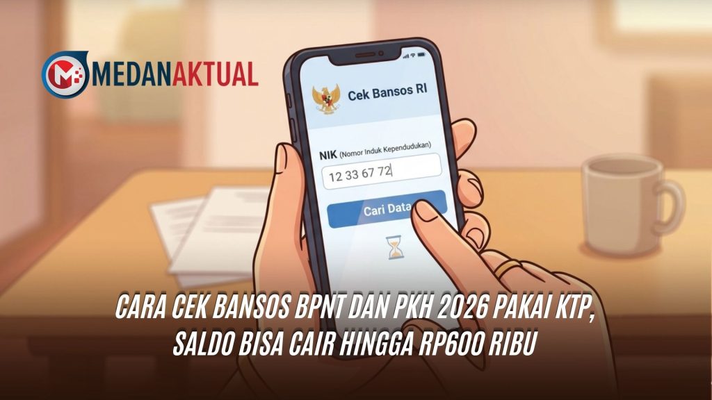 Cara Cek Bansos BPNT dan PKH 2026 Pakai KTP, Saldo Bisa Cair hingga Rp600 Ribu
