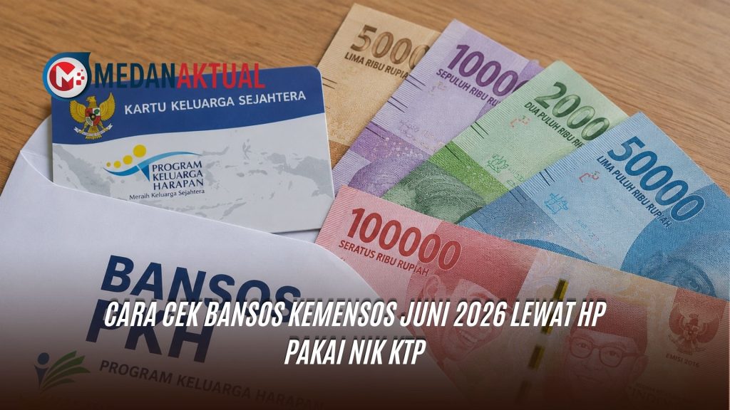 Cara Cek Bansos Kemensos Juni 2026 Lewat HP Pakai NIK KTP