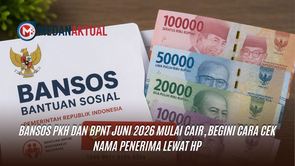 Bansos PKH dan BPNT Juni 2026 Mulai Cair, Begini Cara Cek Nama Penerima Lewat HP