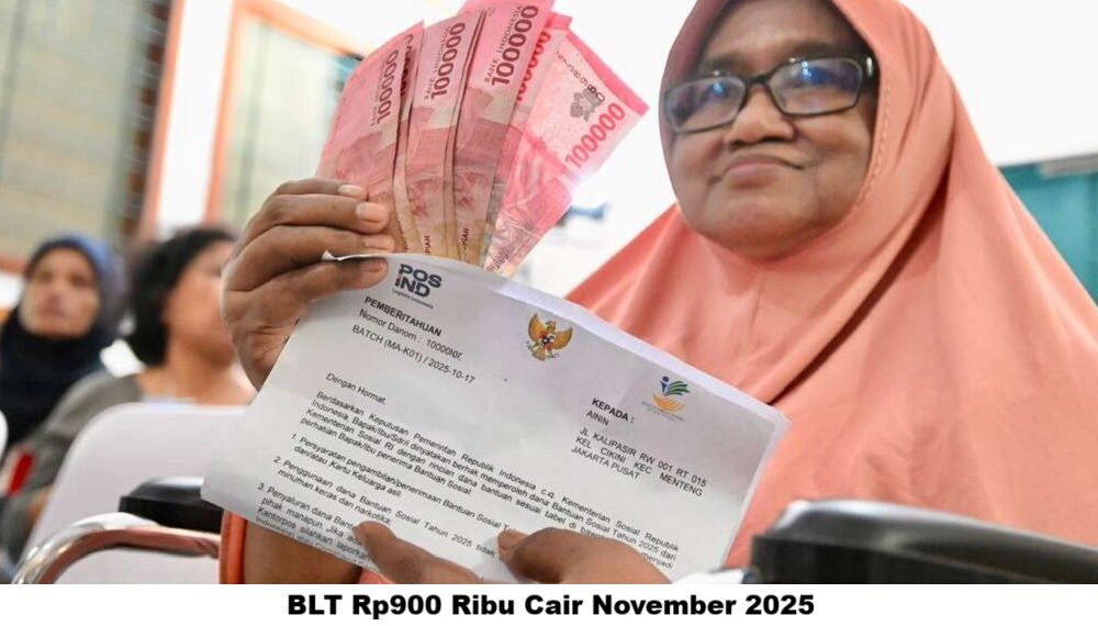 BLT Rp900 Ribu Cair November 2025: Cek Nama Penerima di cekbansos.kemensos.go.id