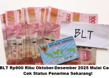 BLT Rp900 Ribu Oktober-Desember 2025 Mulai Cair, Cek Status Penerima Sekarang!