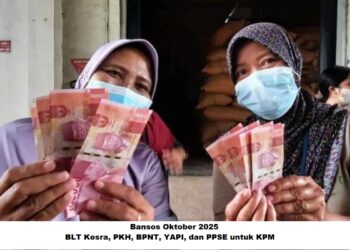 Bansos Oktober 2025: BLT Kesra, PKH, BPNT, YAPI, dan PPSE untuk KPM