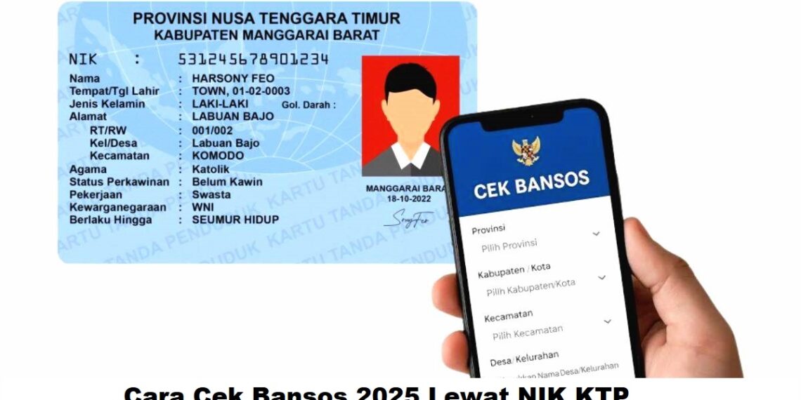 Cara Cek Bansos 2025 Lewat NIK KTP: Panduan Resmi dari Kemensos