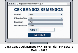 Cara Cepat Cek Bansos PKH, BPNT, dan PIP Secara Online 2025