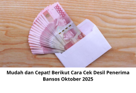 Mudah dan Cepat! Berikut Cara Cek Desil Penerima Bansos Oktober 2025