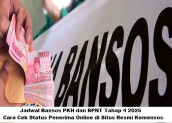 Jadwal Bansos PKH dan BPNT Tahap 4 2025: Cara Cek Status Penerima Online di Situs Resmi Kemensos
