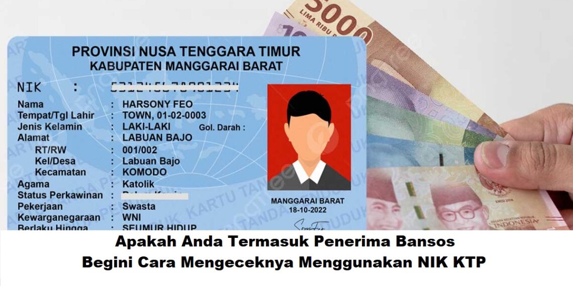 Apakah Anda Termasuk Penerima Bansos? Begini Cara Mengeceknya Menggunakan NIK KTP
