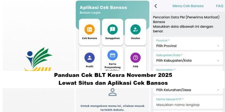 Panduan Cek BLT Kesra November 2025 Lewat Situs dan Aplikasi Cek Bansos