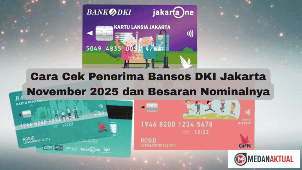 Cara Cek Penerima Bansos DKI Jakarta November 2025 dan Besaran Nominalnya