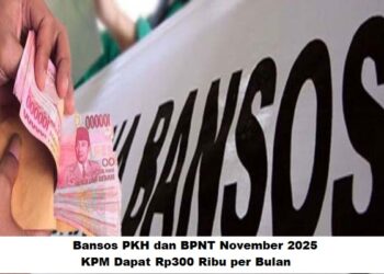 Bansos PKH dan BPNT November 2025: KPM Dapat Rp300 Ribu per Bulan