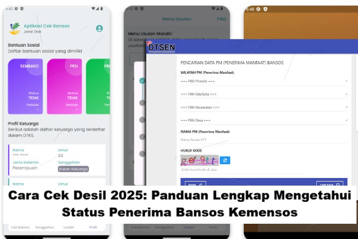 Cara Cek Desil 2025: Panduan Lengkap Mengetahui Status Penerima Bansos Kemensos