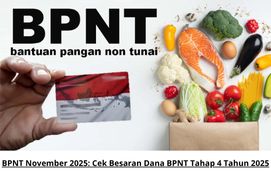 BPNT November 2025: Cek Besaran Dana BPNT Tahap 4 Tahun 2025