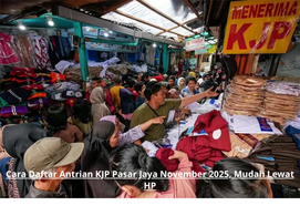 Cara Daftar Antrian KJP Pasar Jaya November 2025, Mudah Lewat HP
