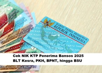 Cek NIK KTP Penerima Bansos 2025: BLT Kesra, PKH, BPNT, hingga BSU