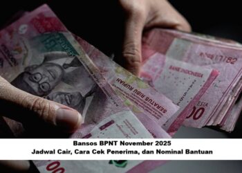 Bansos BPNT November 2025: Jadwal Cair, Cara Cek Penerima, dan Nominal Bantuan