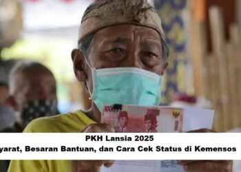 PKH Lansia 2025: Syarat, Besaran Bantuan, dan Cara Cek Status di Kemensos