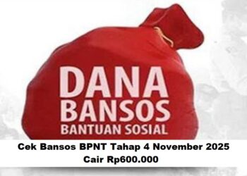 Cek Bansos BPNT Tahap 4 November 2025: Cair Rp600.000